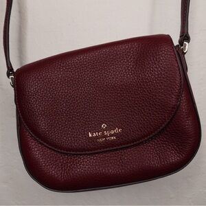 Kate Spade Deep Red Crossbody Bag